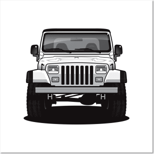 1986 - 1995 YJ Black and white Posters and Art